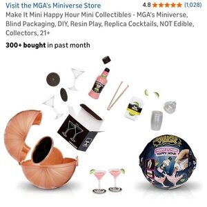 Make It Mini Happy Hour Blind Collectible - Rose Gold